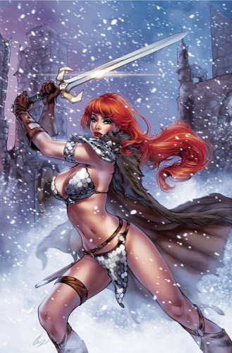 INVINCIBLE RED SONJA #6 CVR Q 7 COPY FOC INCV CHATZOUDIS VIR