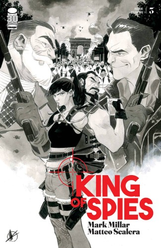 KING OF SPIES #3 (OF 4) CVR B SCALERA B&W