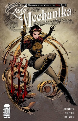 LADY MECHANIKA MONSTER OF MINISTRY #3 (OF 4) CVR A BENITEZ & SOTELO