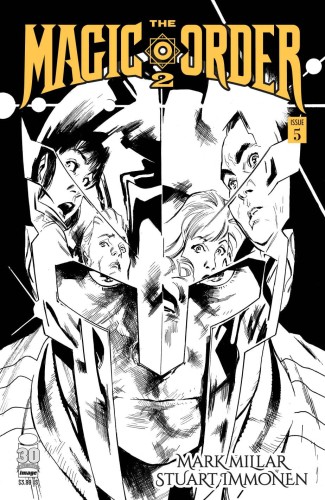 MAGIC ORDER 2 #5 (OF 6) CVR B IMMONEN B&W