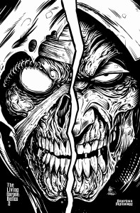 LIVING CORPSE RELICS #2 LTD ED B&W RAW CVR