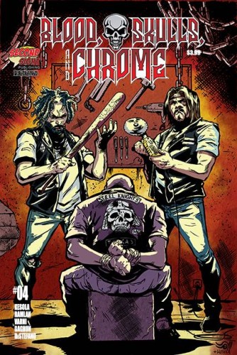 BLOOD SKULLS AND CHROME #4 (OF 5) CVR A RUIZ
