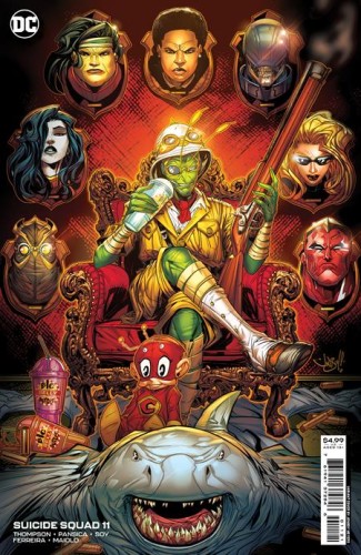 SUICIDE SQUAD #11 CVR B KEVIN MAGUIRE CARD STOCK VAR