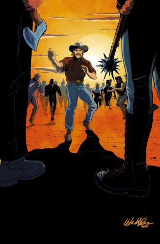 SIX SIDEKICKS OF TRIGGER KEATON #6 CVR B DEL DUCA
