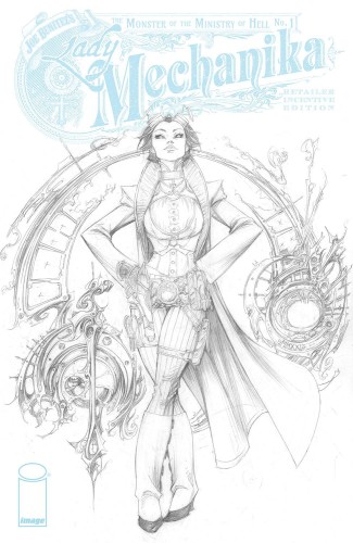 LADY MECHANIKA MONSTER OF MINISTRY #1 (OF 4) CVR C 10 COPY BENITEZ VAR