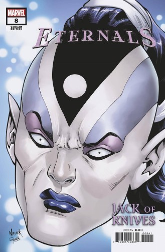 ETERNALS #8 NAUCK HEADSHOT VAR