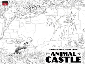 ANIMAL CASTLE #3 CVR B DELEP MISS B WRAPAROUND