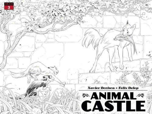 ANIMAL CASTLE #3 CVR B DELEP MISS B WRAPAROUND