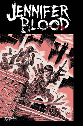 DF JENNIFER BLOOD #3 HOMAGE HAESER SKETCH SGN RMRK