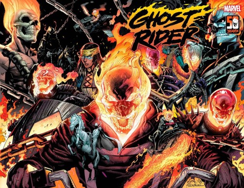DF GHOST RIDER #1 WRAPAROUND PERCY SGN