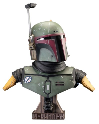 STAR WARS THE MANDALORIAN BOBA FETT L3D 1/2 SCALE BUST