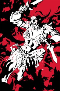 RED SONJA BLACK WHITE RED #7 CVR J HESTER LTD VIRGIN