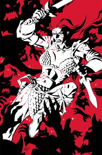 RED SONJA BLACK WHITE RED #7 CVR J HESTER LTD VIRGIN