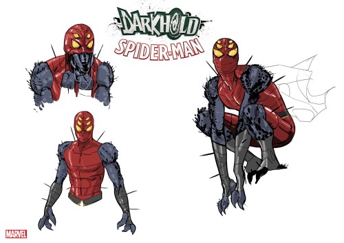DARKHOLD SPIDER-MAN #1 TORMEY SKETCH VAR