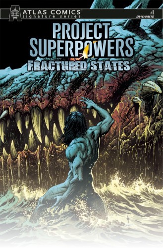PROJECT SUPERPOWERS FRACTURED STATES #1 CVR M ATLAS MARZ SIGNED ED