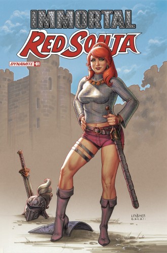 IMMORTAL RED SONJA #1 CVR C LINSNER
