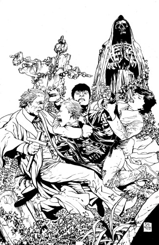 TOM HOLLANDS FRIGHT NIGHT #3 CVR D VIRGIN ART B&W LTD ED