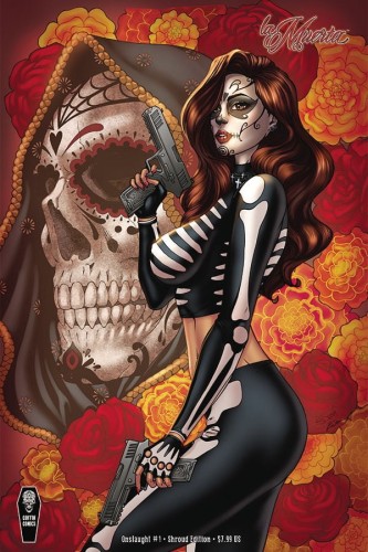 LA MUERTA ONSLAUGHT ONESHOT CVR B SUHNG SHROUD CVR