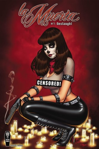 LA MUERTA ONSLAUGHT ONESHOT CVR D DEBALFO NAUGHTY CVR