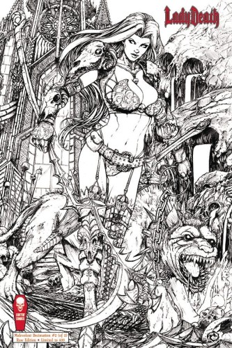 LADY DEATH MALEVOLENT DECIMATION #2 (OF 2) RAW ED