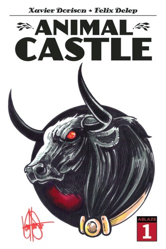 DF ANIMAL CASTLE #1 HAESER SGN & REMARK BLANK VAR