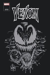 DF VENOM #1 BLANK HAESER SGN & SILVER SKETCH