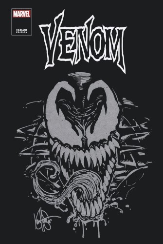 DF VENOM #1 BLANK HAESER SGN & SILVER SKETCH