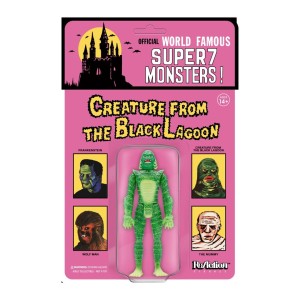 UNIVERSAL MONSTERS W4 CREATURE BLACK LAGOON WID REACTION FIG