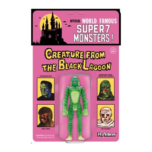 UNIVERSAL MONSTERS W4 CREATURE BLACK LAGOON WID REACTION FIG