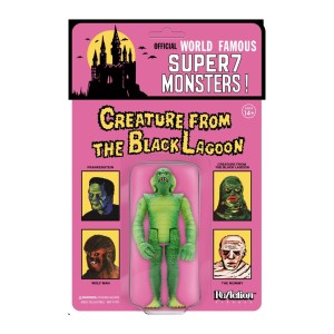 UNIVERSAL MONSTERS W4 CREATURE BLACK LAGOON NAR REACTION FIG