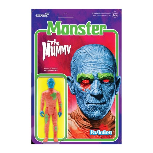 UNIV MONSTERS W5 MUMMY COSTUME COLORS REACTION FIG