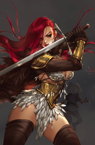 RED SONJA (2021) #4 CVR J ANACLETO LTD VIRGIN