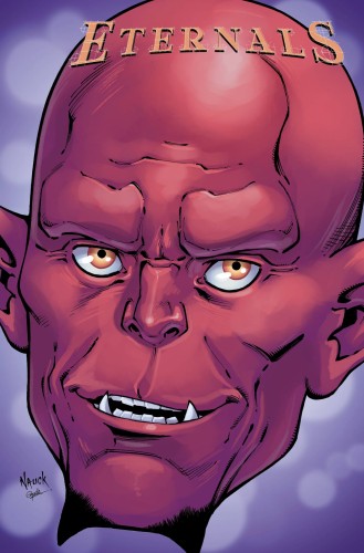 ETERNALS #9 NAUCK HEADSHOT VAR