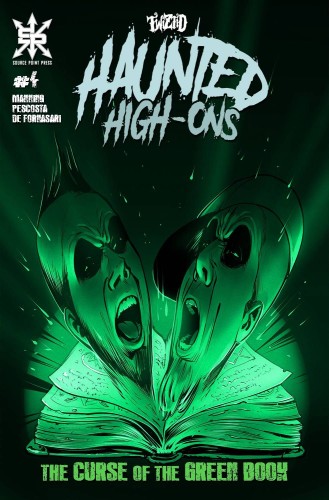TWIZTID HAUNTED HIGH ONS CURSE OF GREEN BOOK #4 (OF 4) CVR A PESCOSTA