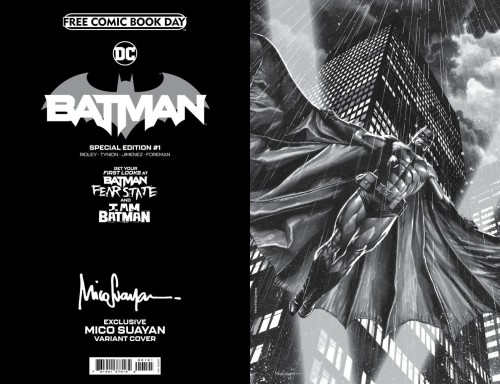 BATMAN SPECIAL EDITION FCBD #1 CVR C 500 COPY VIRGIN TRADE VAR
