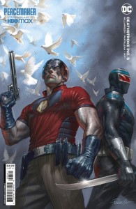 DEATHSTROKE INC #5 CVR C LUCIO PARRILLO PEACEMAKER CARD STOCK VAR