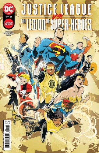 JUSTICE LEAGUE VS THE LEGION OF SUPER-HEROES #1 (OF 6) CVR A SCOTT GODLEWSKI