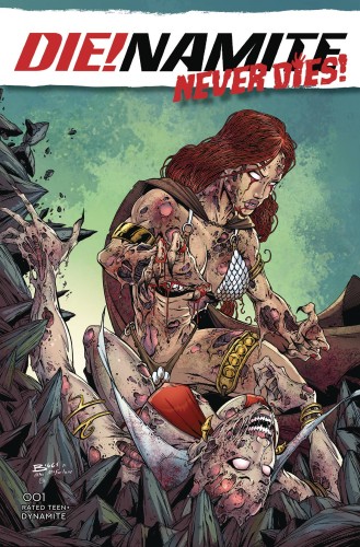 DIE!NAMITE NEVER DIES #1 CVR Q FOC BONUS MCFARLANE HOMAGE BI