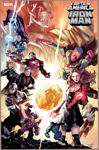CAPTAIN AMERICA IRON MAN #5 (OF 5) SCHITI INFINITY SAGA PHASE 2 VAR