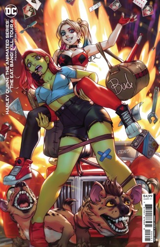 HARLEY QUINN THE ANIMATED SERIES THE EAT BANG KILL TOUR #6 (OF 6) CVR B DERRICK CHEW CARD STOCK VAR