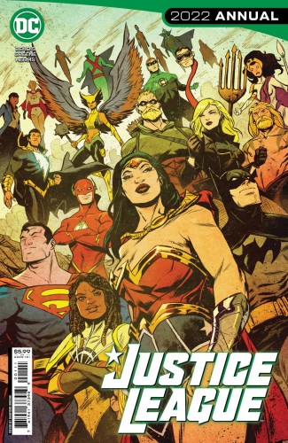 JUSTICE LEAGUE 2022 ANNUAL #1 CVR A SANFORD GREENE