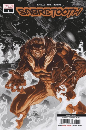 SABRETOOTH #1 (OF 5) 2ND PTG STEGMAN VAR