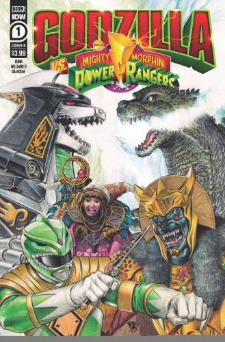 GODZILLA VS MMPR POWER RANGERS #1 (OF 5) CVR B EJ SU