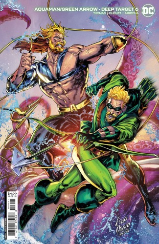 AQUAMAN GREEN ARROW DEEP TARGET #6 (OF 7) CVR B FICO OSSIO CARD STOCK VAR