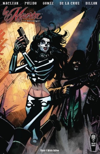 LA MUERTA ONSLAUGHT ONESHOT B&W EDITION