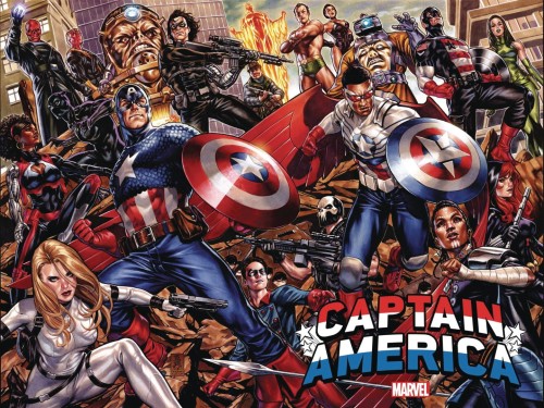 DF CAPTAIN AMERICA #0 WRAPAROUND BROOKS SGN