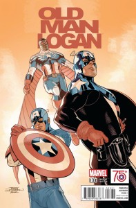 OLD MAN LOGAN #3 DODSON CAPTAIN AMERICA 75TH ANNIV VAR SW