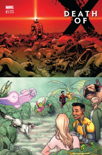 DEATH OF X #1 (OF 4) KUDER WRAPAROUND VAR