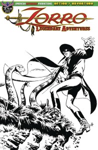 ZORRO LEGENDARY ADVENTURES #2 BLAZING BLADES OF ZORRO LTD ED CVR