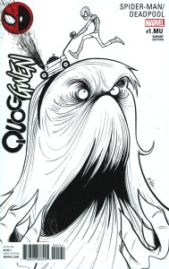SPIDER-MAN DEADPOOL #1.MU GWENSTER UNLEASHED SKETCH VAR